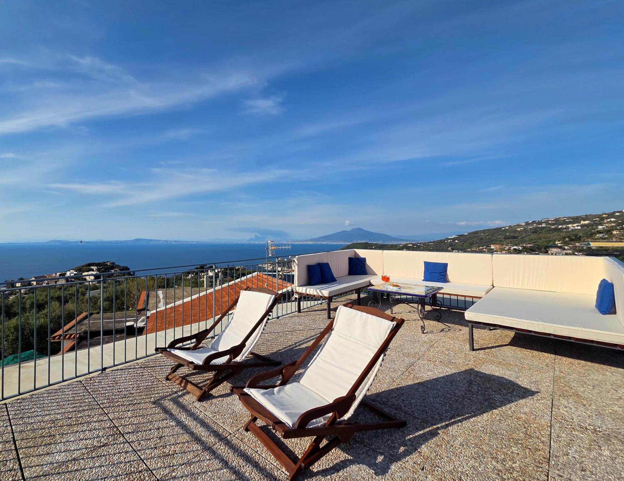 Sun & Relax, Relaxing Location With Seaview Villa Massa Lubrense Ngoại thất bức ảnh