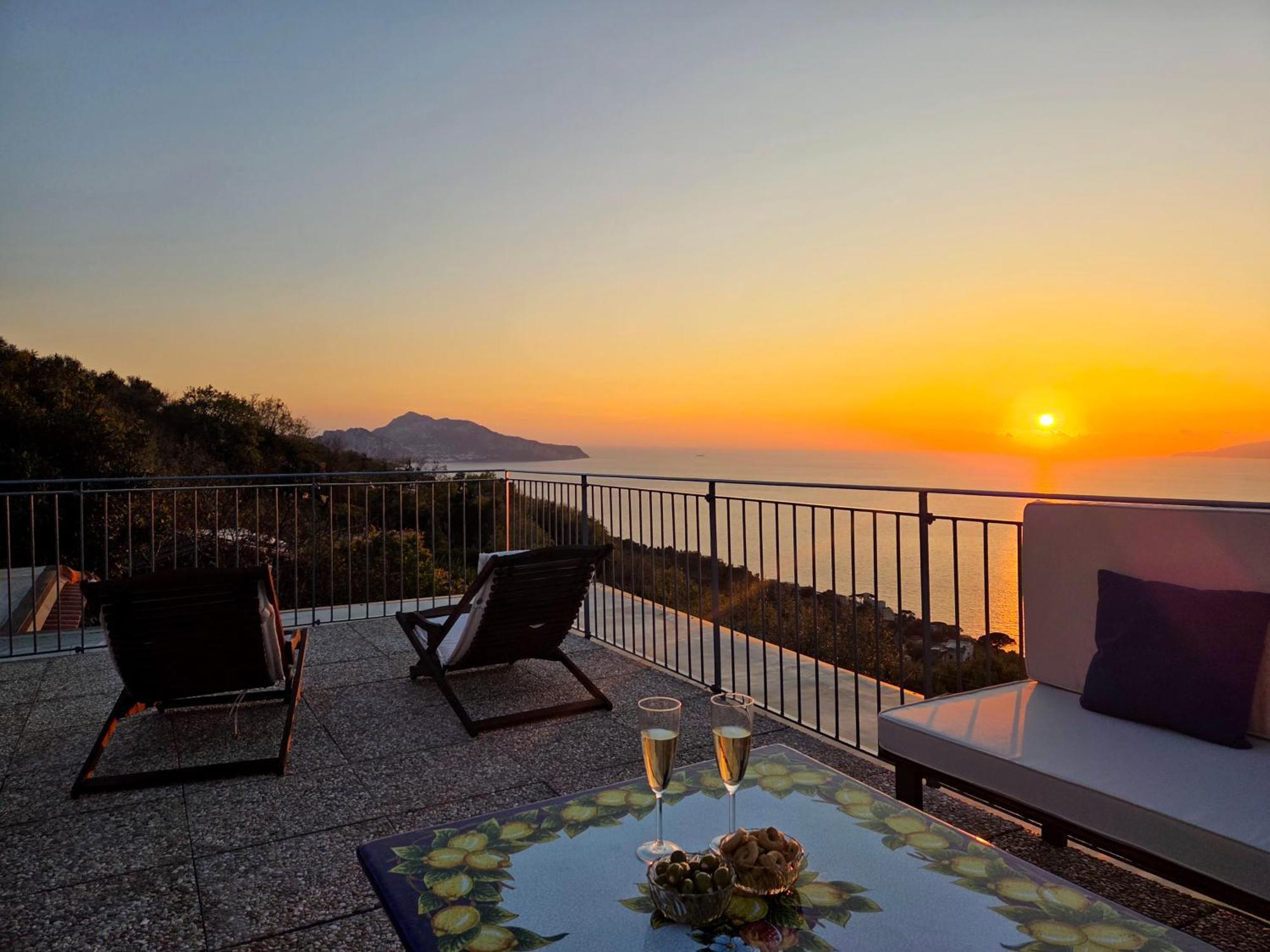 Sun & Relax, Relaxing Location With Seaview Villa Massa Lubrense Ngoại thất bức ảnh