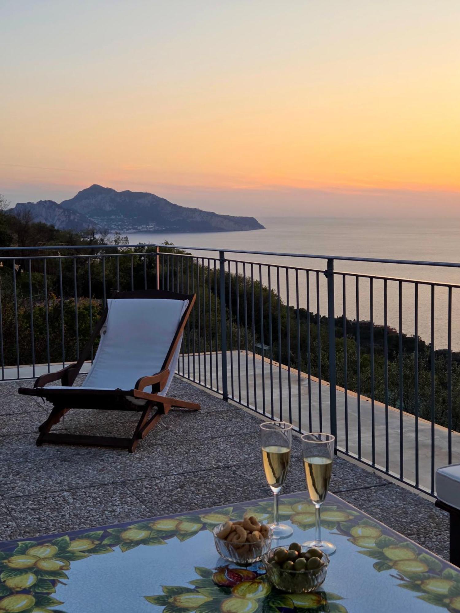 Sun & Relax, Relaxing Location With Seaview Villa Massa Lubrense Ngoại thất bức ảnh